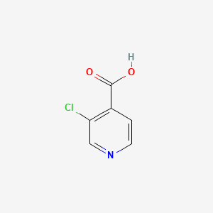 Chemical structure of 3-Chloropyridine-4-carboxylic acid