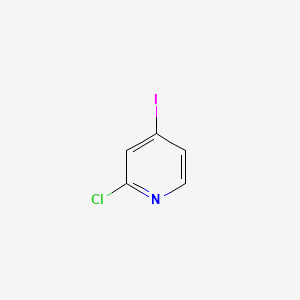Chemical structure of 2-Chloro-4-iodopyridine