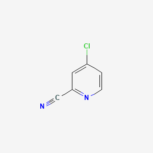 Chemical structure of 4-Chloro-2-pyridinecarbonitrile