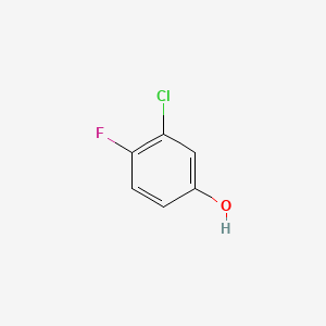 Chemical structure of 3-Chloro-4-fluorophenol