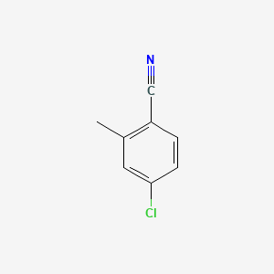 Chemical structure of 4-Chloro-2-methylbenzonitrile