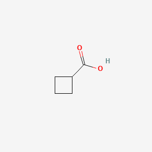 Chemical structure of Cyclobutanecarboxylic Acid