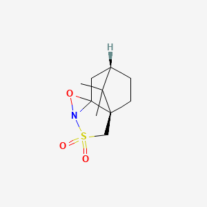 Chemical structure of (2S,8aR)-(-)-(Camphorylsulfonyl)oxaziridine