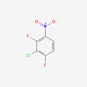 Chemical structure of 3-Chloro-2,4-difluoronitrobenzene
