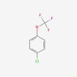 Chemical structure of 1-Chloro-4-(trifluoromethoxy)benzene