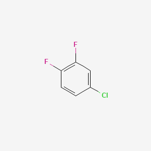 Chemical structure of 4-Chloro-1,2-difluorobenzene