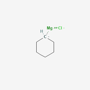 Chemical structure of Cyclohexylmagnesium chloride