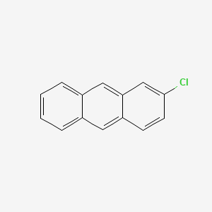 Chemical structure of 2-Chloroanthracene