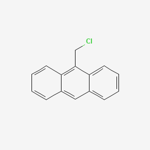 Chemical structure of 9-(Chloromethyl)anthracene