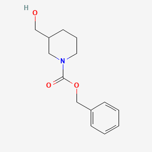 Chemical structure of N-Cbz-(3-hydroxymethyl)piperidine
