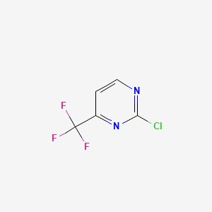 Chemical structure of 2-Chloro-4-(trifluoromethyl)pyrimidine