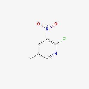 Chemical structure of 2-Chloro-5-methyl-3-nitropyridine