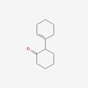 Chemical structure of 2-(1-Cyclohexenyl)cyclohexanone