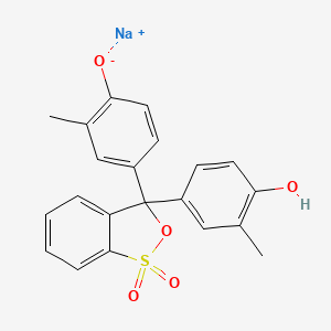 Chemical structure of Cresol Red sodium salt