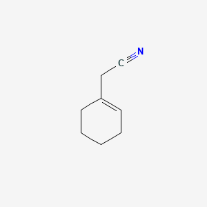 Chemical structure of 1-Cyclohexenylacetonitrile