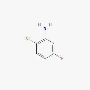 Chemical structure of 2-Chloro-5-fluoroaniline