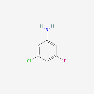 Chemical structure of 3-Chloro-5-fluoroaniline