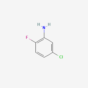 Chemical structure of 5-Chloro-2-fluoroaniline