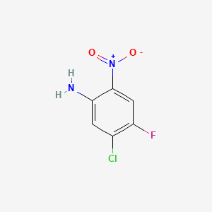Chemical structure of 5-Chloro-4-fluoro-2-nitroaniline