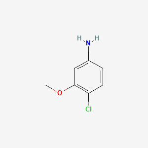 Chemical structure of 4-Chloro-3-methoxyaniline