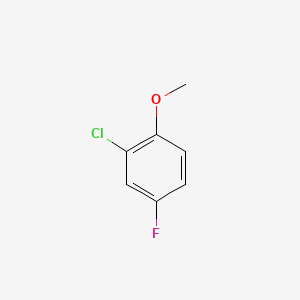 Chemical structure of 2-Chloro-4-fluoroanisole