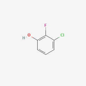 Chemical structure of 3-Chloro-2-fluorophenol