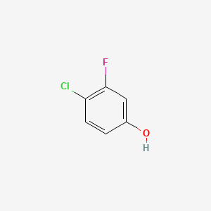 Chemical structure of 4-Chloro-3-fluorophenol
