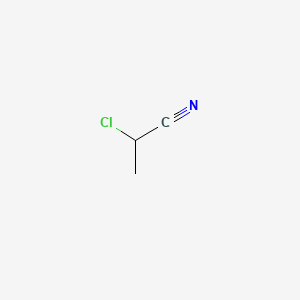 Chemical structure of 2-Chloropropionitrile