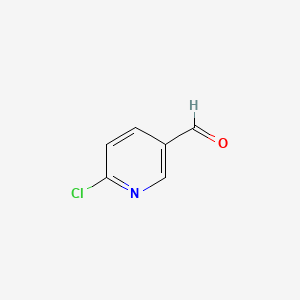 Chemical structure of 6-Chloropyridine-3-carbaldehyde