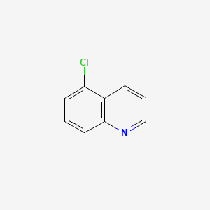 Chemical structure of 5-Chloroquinoline