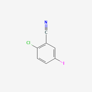 Chemical structure of 2-Chloro-5-iodobenzonitrile