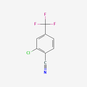 Chemical structure of 2-Chloro-4-(trifluoromethyl)benzonitrile