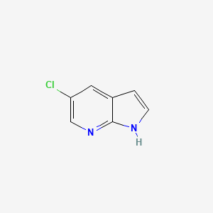 Chemical structure of 5-Chloro-1H-pyrrolo[2,3-b]pyridine