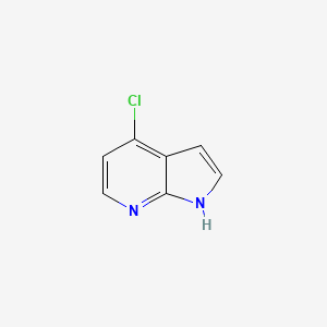 Chemical structure of 4-Chloro-7-azaindole