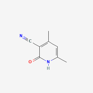 Chemical structure of 3-Cyano-4,6-dimethyl-2-hydroxypyridine