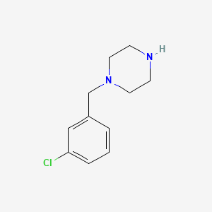 Chemical structure of 1-(3-Chlorobenzyl)piperazine