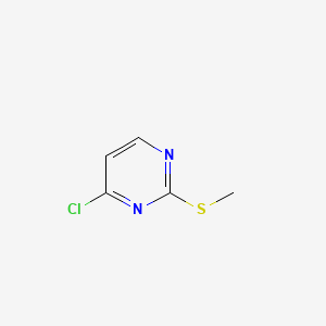 Chemical structure of 4-Chloro-2-methylthiopyrimidine