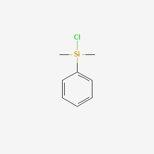 Chemical structure of Chloro(dimethyl)phenylsilane