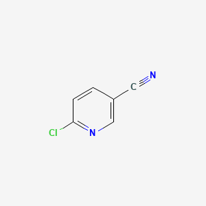 Chemical structure of 6-Chloro-3-pyridinecarbonitrile