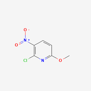 Chemical structure of 2-Chloro-6-methoxy-3-nitropyridine