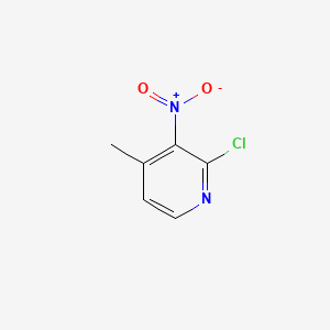 Chemical structure of 2-Chloro-4-methyl-3-nitropyridine