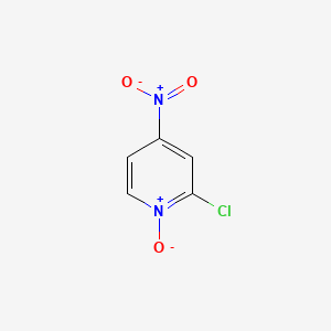 Chemical structure of 2-Chloro-4-nitropyridine N-oxide