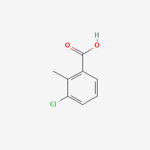 Chemical structure of 3-Chloro-2-methylbenzoic acid