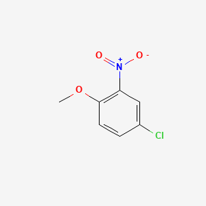 Chemical structure of 4-Chloro-2-nitroanisole