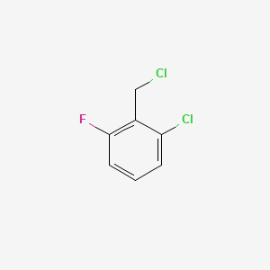Chemical structure of 2-Chloro-6-fluorobenzyl Chloride