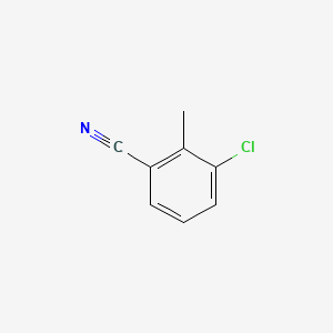 Chemical structure of 3-Chloro-2-methylbenzonitrile