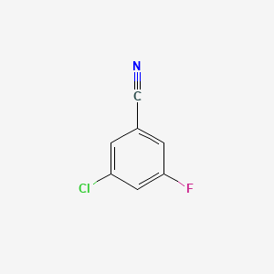 Chemical structure of 3-Chloro-5-fluorobenzonitrile