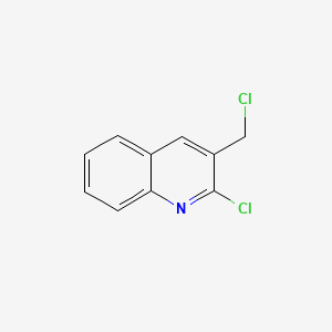 Chemical structure of 2-Chloro-3-chloromethylquinoline