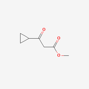 Chemical structure of 3-Cyclopropyl-3-oxopropionic Acid Methyl Ester