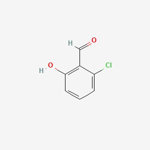 Chemical structure of 2-Chloro-6-hydroxybenzaldehyde